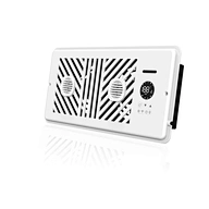 Super Quiet Register Booster Fan for 4" x 10" Register Holes, Smart Register Vent with Dual Intelligent Thermostat and WIFI App Control, Heating Cooling AC Vent Fan